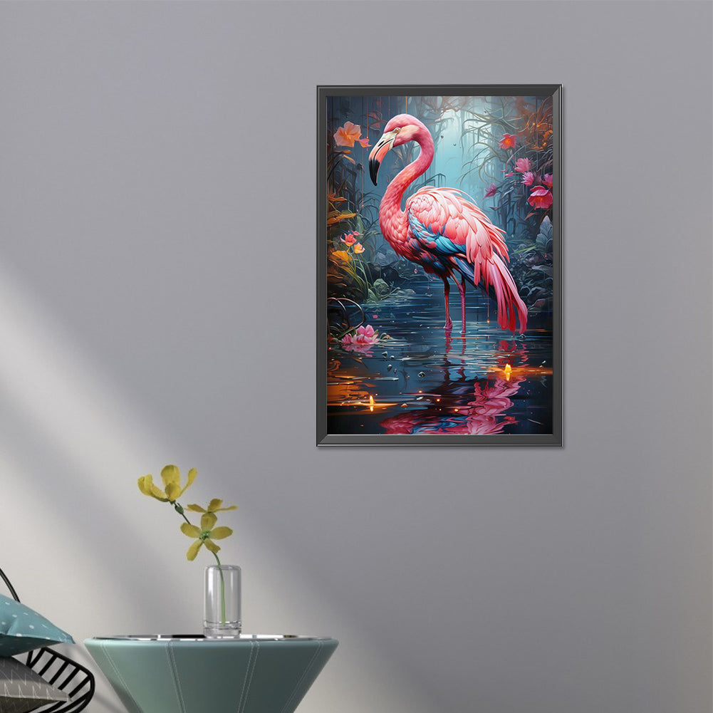 Flamingo - Full AB Dril Square Diamond Painting 40*60CM