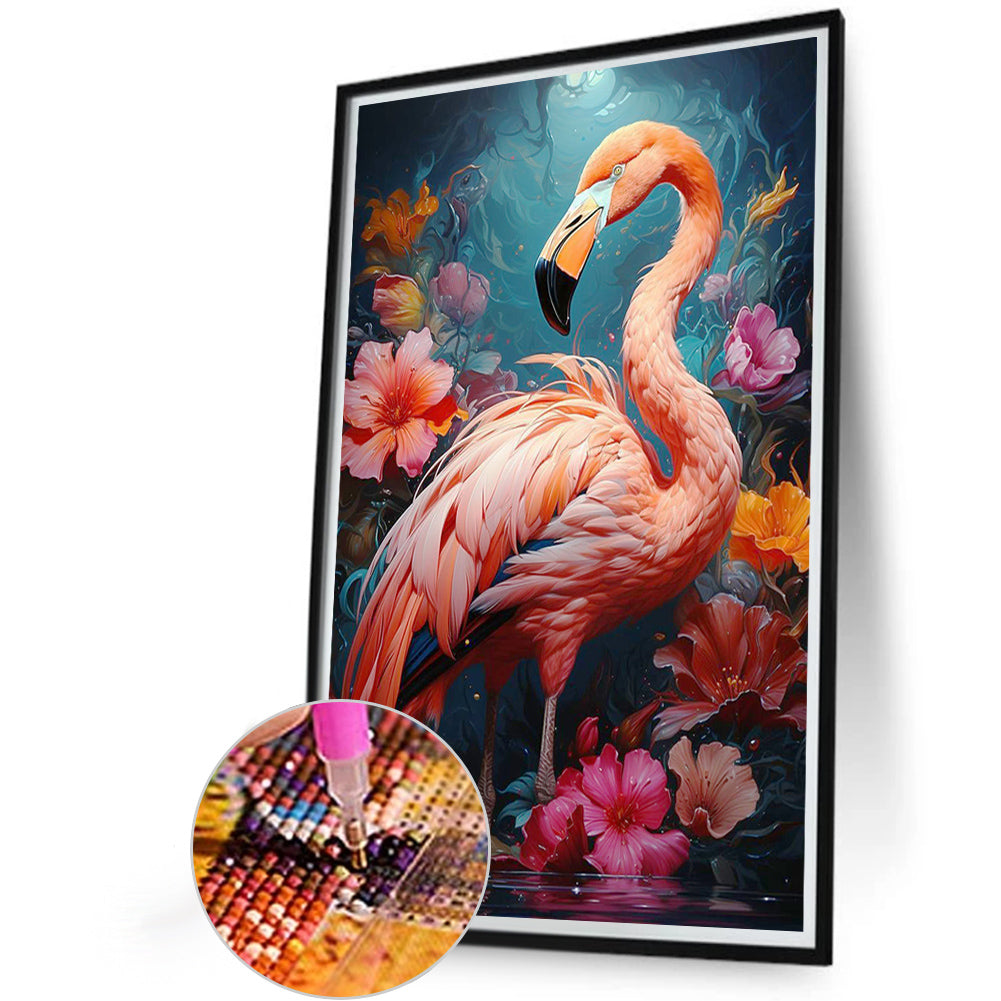 Flamingo - Full AB Dril Square Diamond Painting 40*60CM