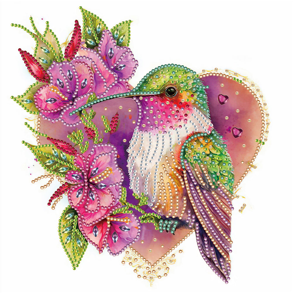 Love Hummingbird - Special Shaped Drill Diamond Painting 30*30CM