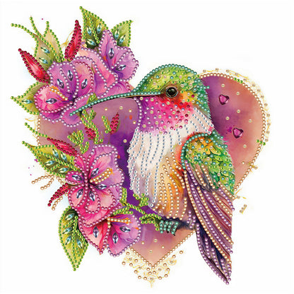 Love Hummingbird - Special Shaped Drill Diamond Painting 30*30CM