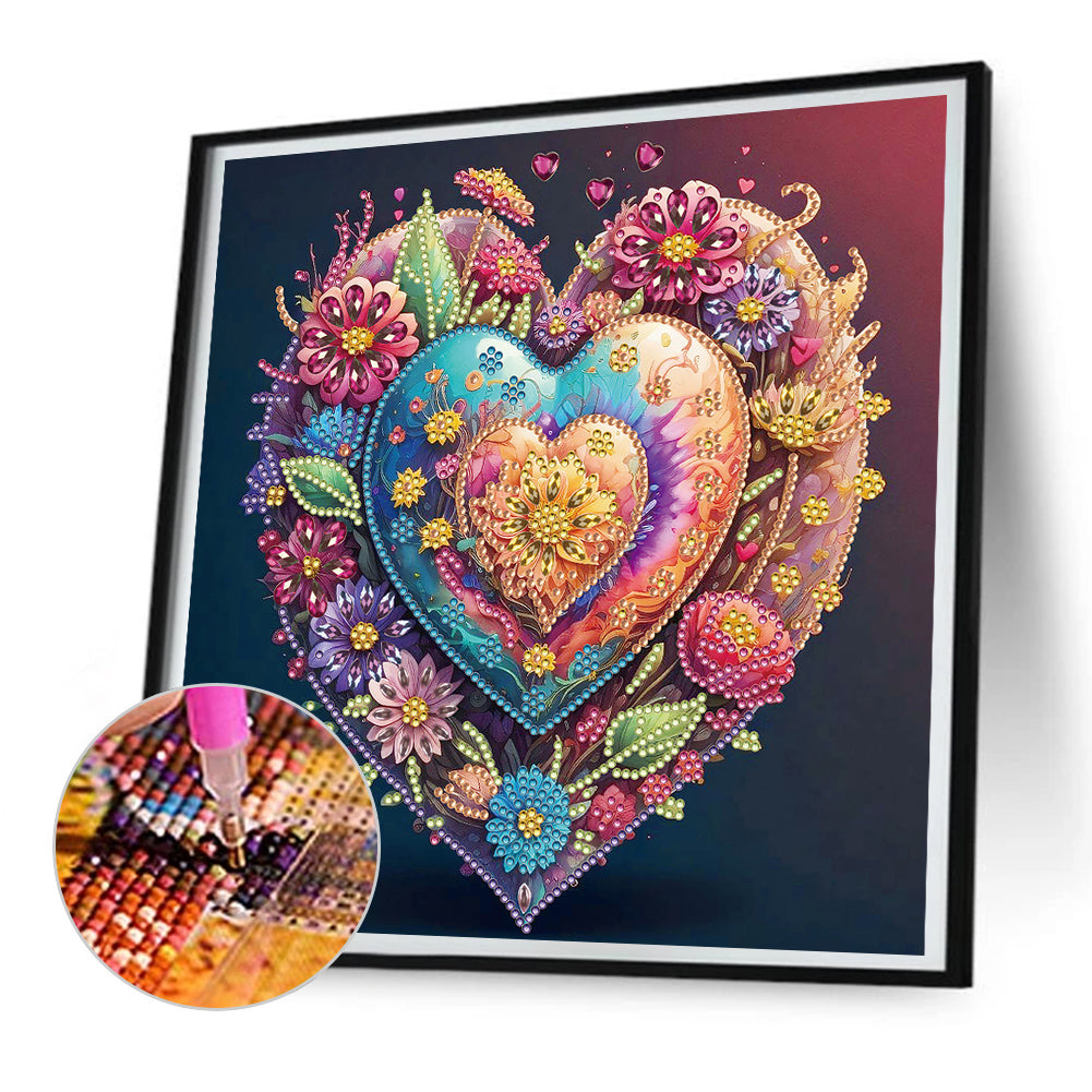 Heart Of Darkness - Special Shaped Drill Diamond Painting 30*30CM