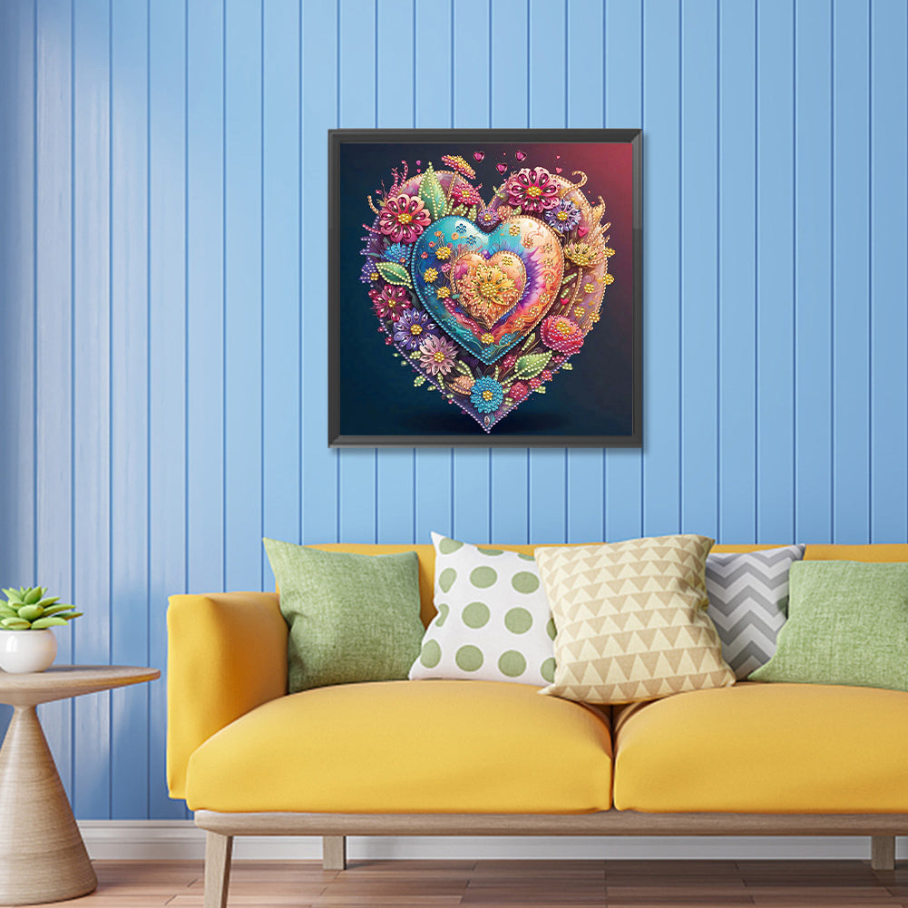 Heart Of Darkness - Special Shaped Drill Diamond Painting 30*30CM