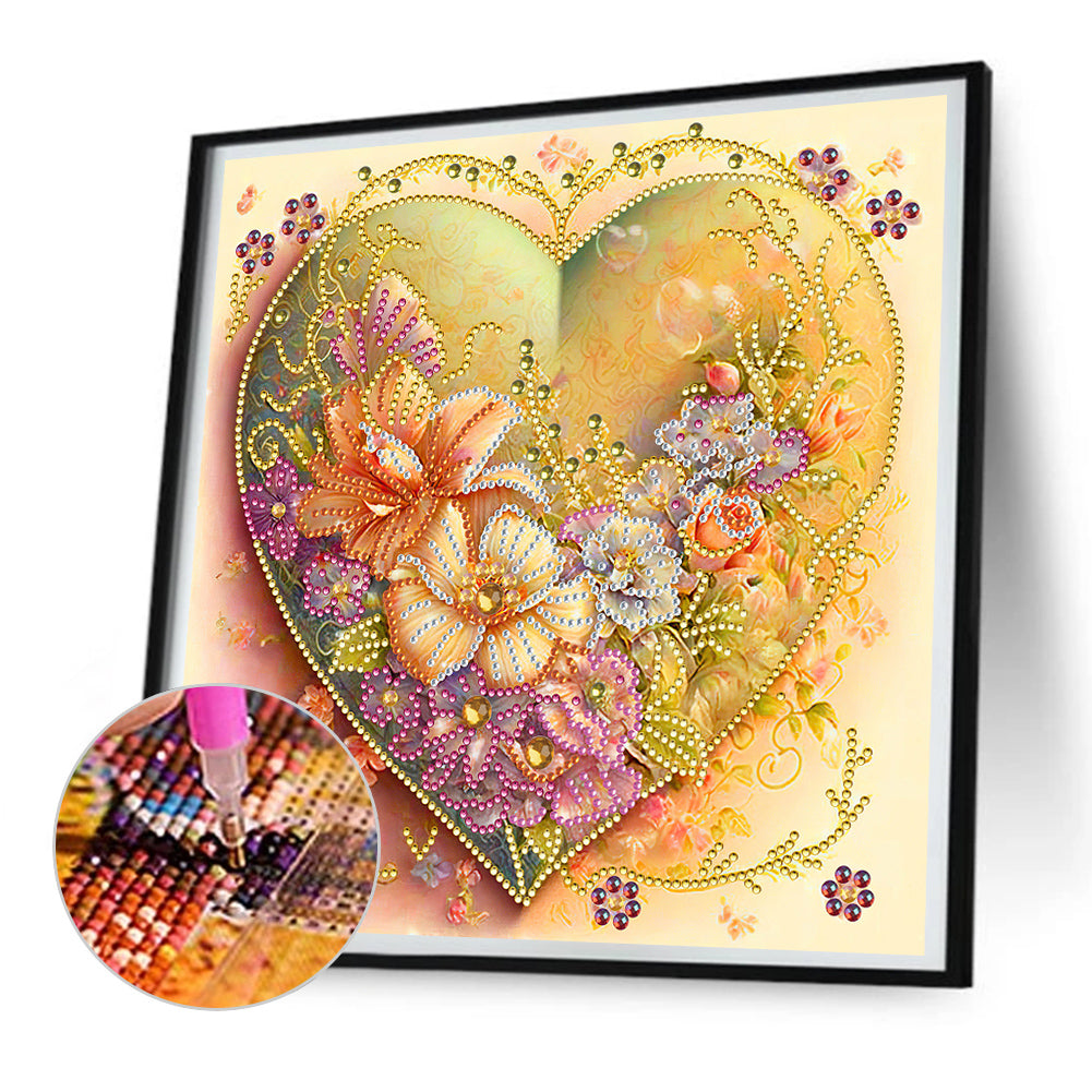 Aesthetic Heart - Special Shaped Drill Diamond Painting 30*30CM