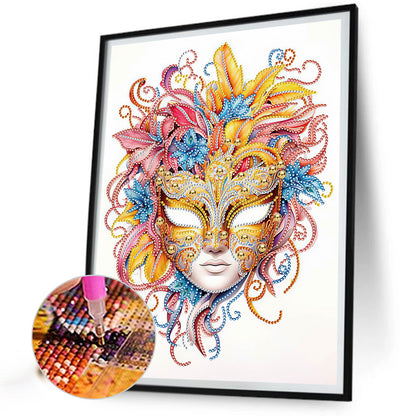 Light Color Mask - Special Shaped Drill Diamond Painting 30*40CM