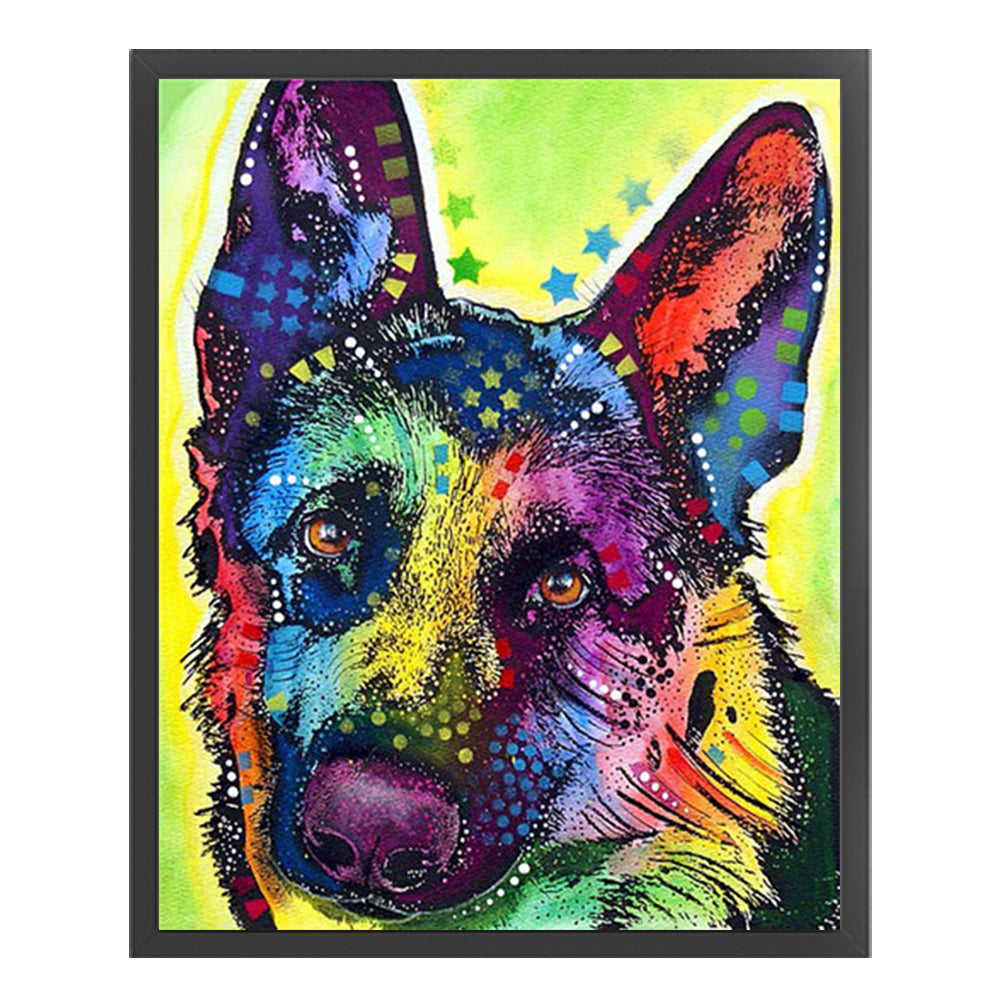 Colorful Dogs - 11CT Stamped Cross Stitch 40*50CM