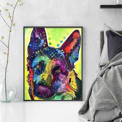 Colorful Dogs - 11CT Stamped Cross Stitch 40*50CM