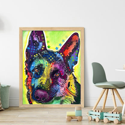 Colorful Dogs - 11CT Stamped Cross Stitch 40*50CM