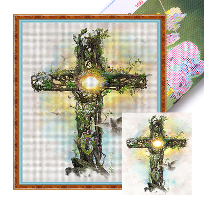 Cross - 11CT Stamped Cross Stitch 50*55CM