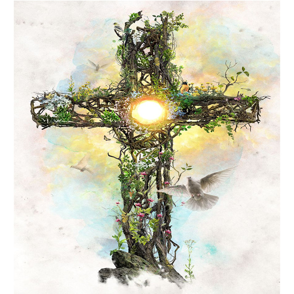 Cross - 11CT Stamped Cross Stitch 50*55CM