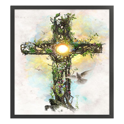 Cross - 11CT Stamped Cross Stitch 50*55CM