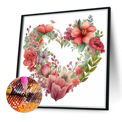 Love Flowers - Full Round Drill Diamond Painting 40*40CM