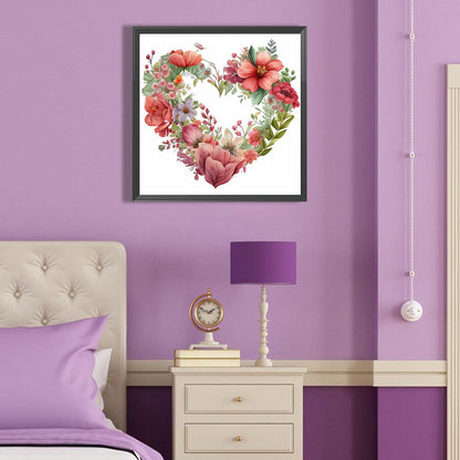 Love Flowers - Full Round Drill Diamond Painting 40*40CM