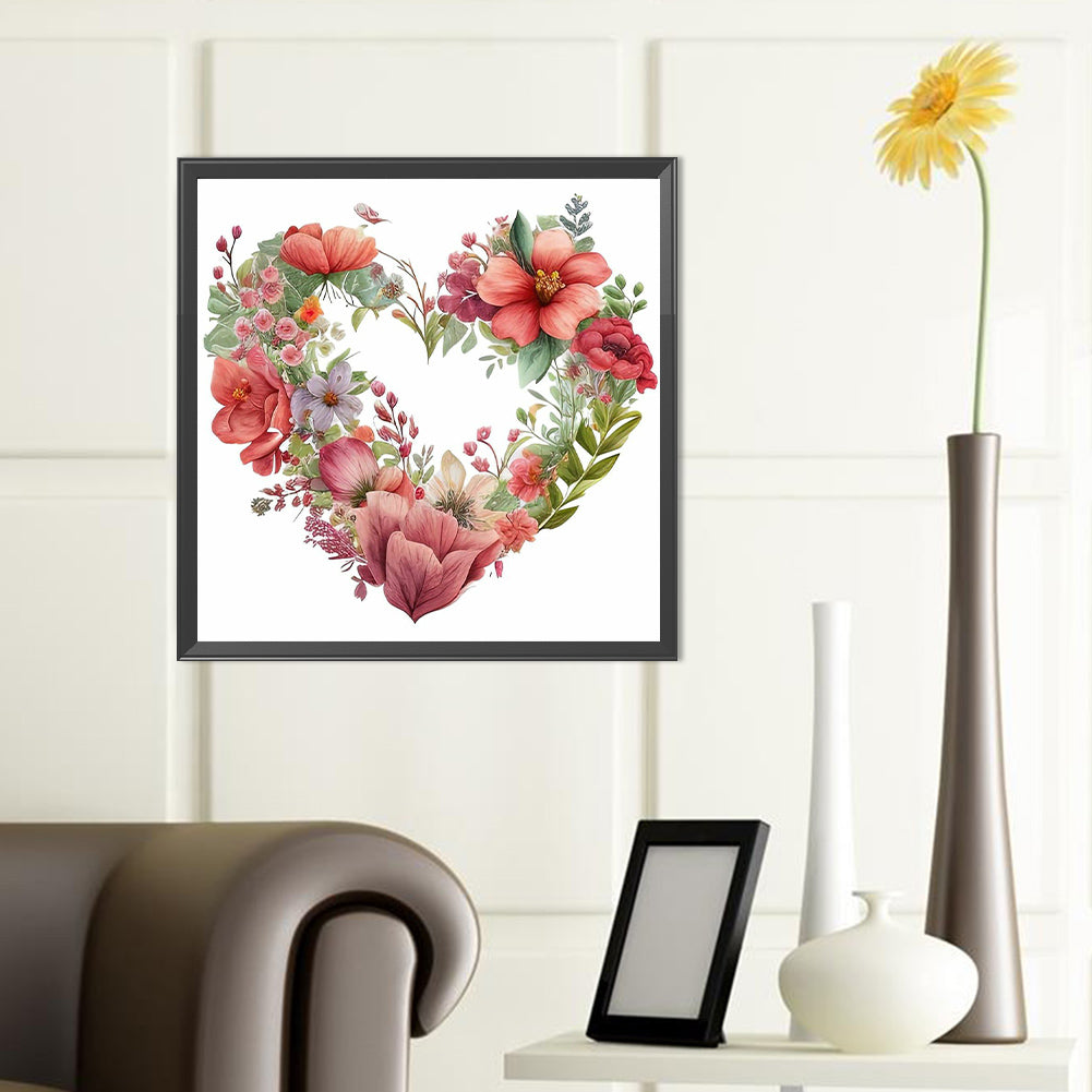 Love Flowers - Full Round Drill Diamond Painting 40*40CM
