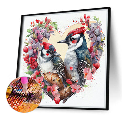 Love Bird - Full Round Drill Diamond Painting 40*40CM