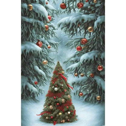 Christmas Tree - Full Round Drill Diamond Painting 40*60CM