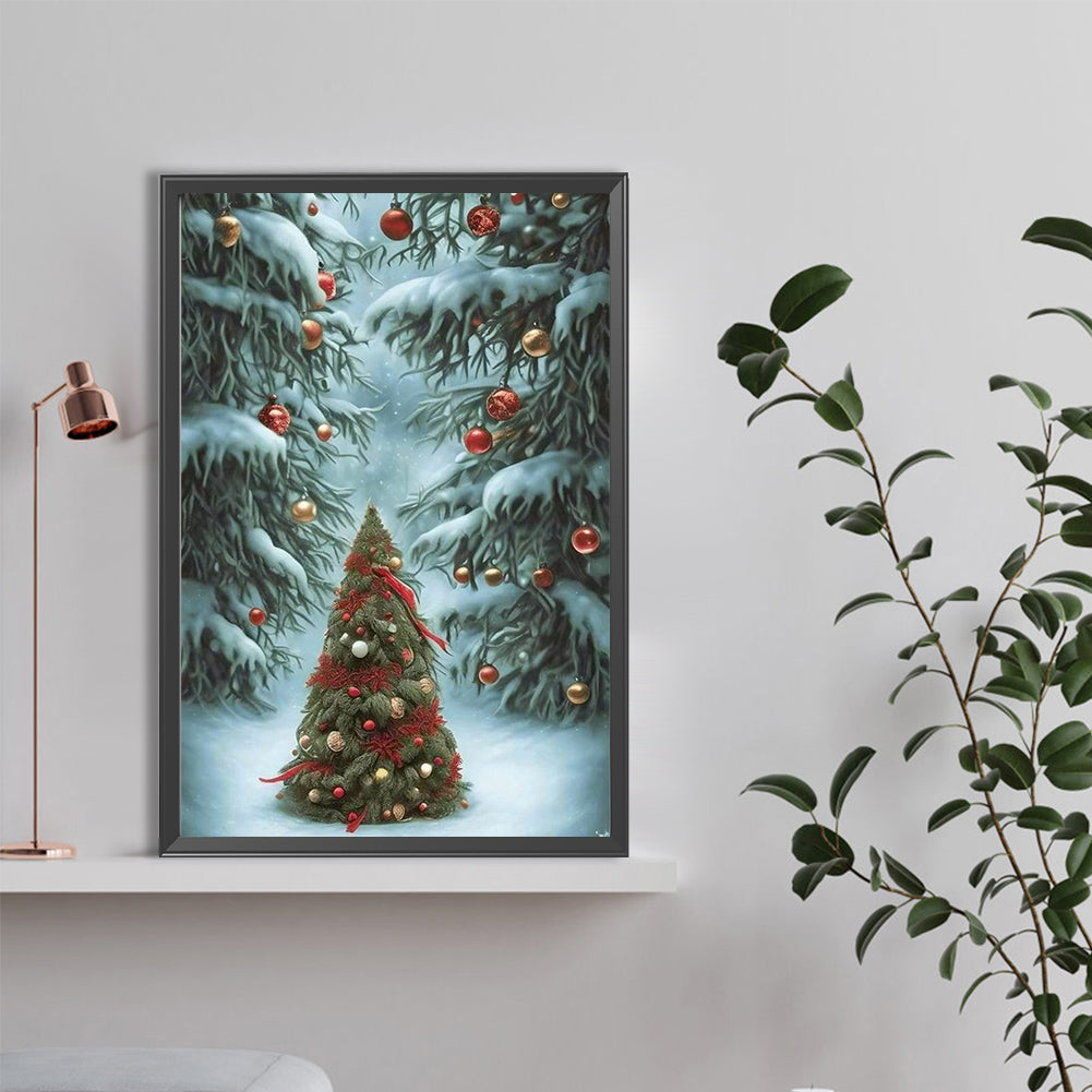 Christmas Tree - Full Round Drill Diamond Painting 40*60CM