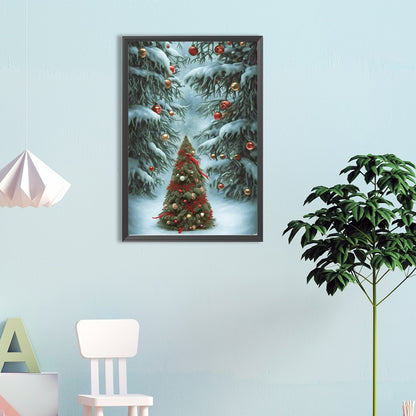 Christmas Tree - Full Round Drill Diamond Painting 40*60CM