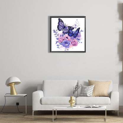 Butterfly - Special Shaped Drill Diamond Painting 30*30CM