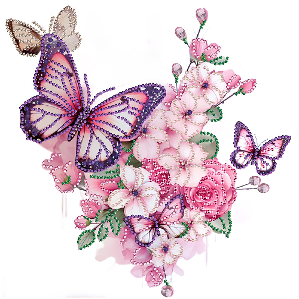 Butterfly - Special Shaped Drill Diamond Painting 30*30CM