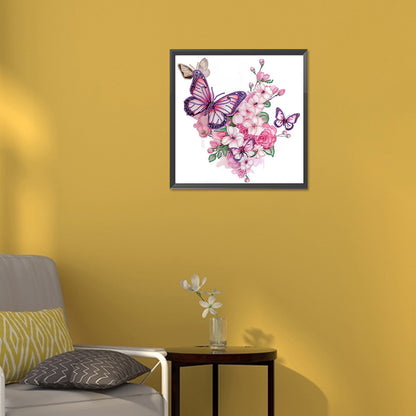 Butterfly - Special Shaped Drill Diamond Painting 30*30CM