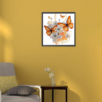 Butterfly - Special Shaped Drill Diamond Painting 30*30CM