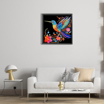 Hummingbird - Special Shaped Drill Diamond Painting 30*30CM