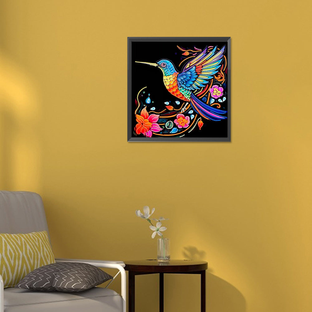 Hummingbird - Special Shaped Drill Diamond Painting 30*30CM