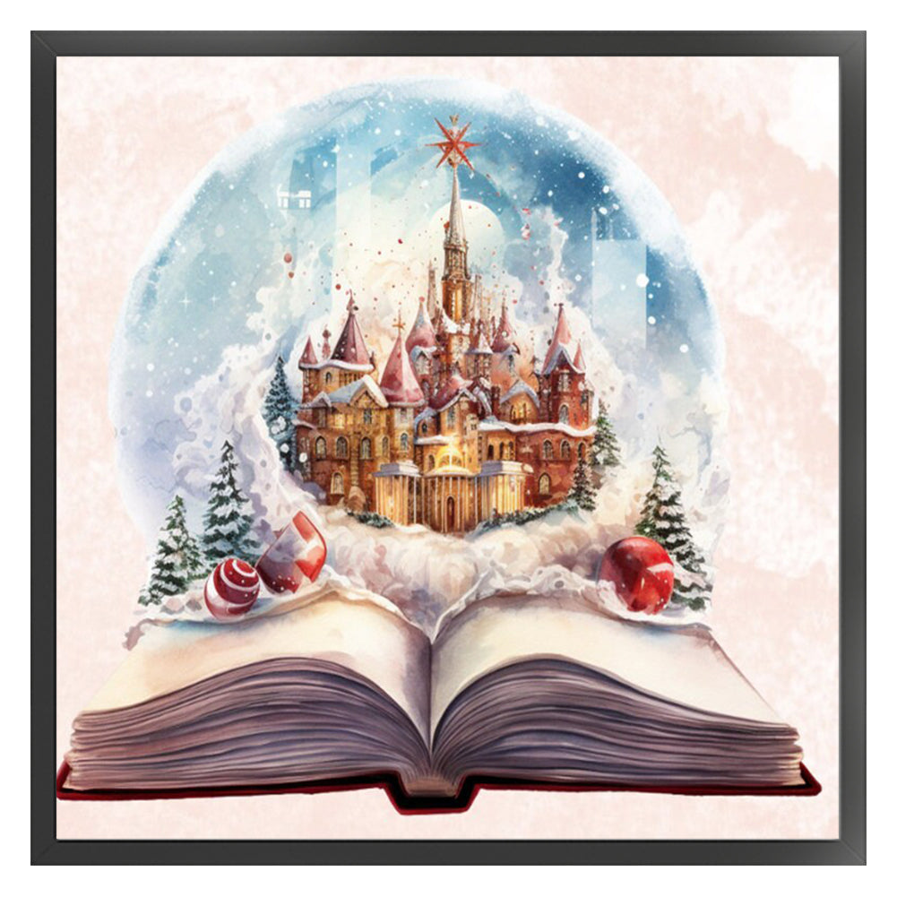 Christmas Magic Book - 11CT Stamped Cross Stitch 50*50CM