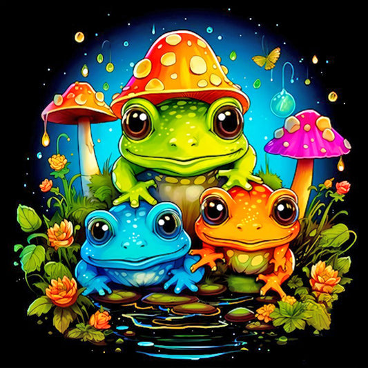 Frog - Full Round Drill Diamond Painting 40*40CM