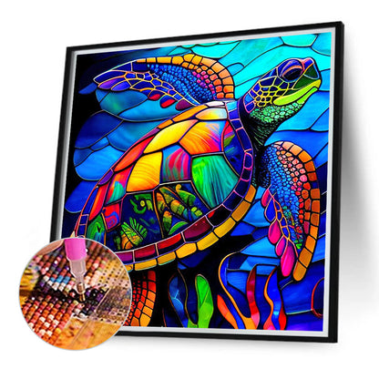 Sea Turtle - Full Round Drill Diamond Painting 40*40CM