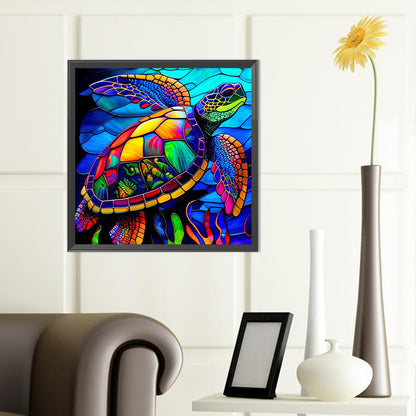 Sea Turtle - Full Round Drill Diamond Painting 40*40CM