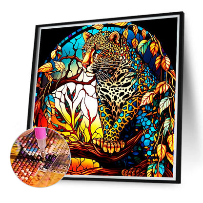 Leopard - Full Round Drill Diamond Painting 40*40CM