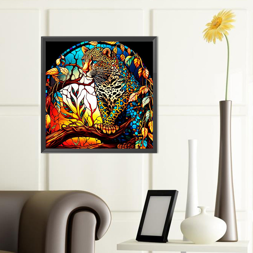 Leopard - Full Round Drill Diamond Painting 40*40CM