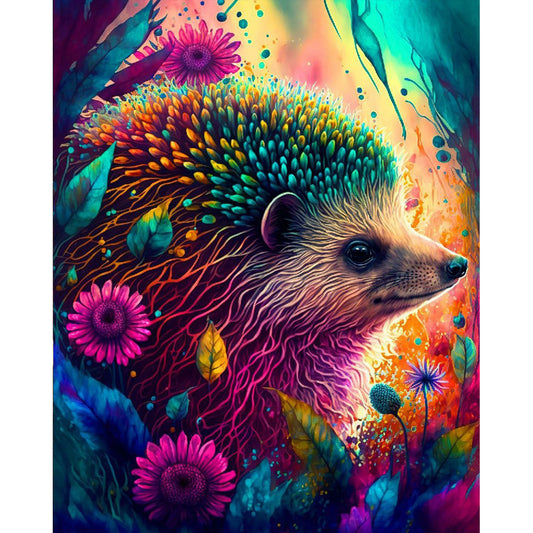Color Hedgehog - Full Round Drill Diamond Painting 40*50CM