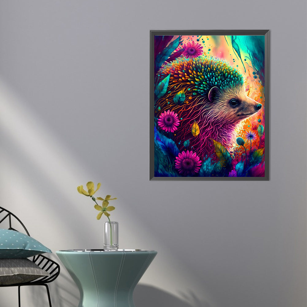 Color Hedgehog - Full Round Drill Diamond Painting 40*50CM