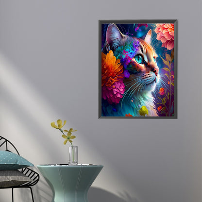 Color Cat - Full Round Drill Diamond Painting 40*50CM