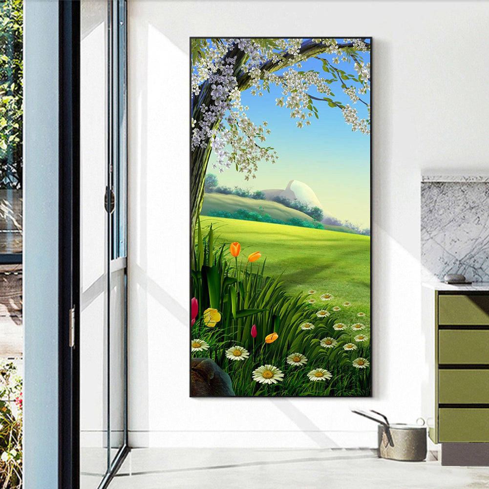 The Fragrance Of Wild Flowers - Full Round Drill Diamond Painting 40*70CM