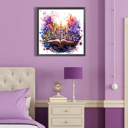 Book World - Full Round Drill Diamond Painting 40*40CM