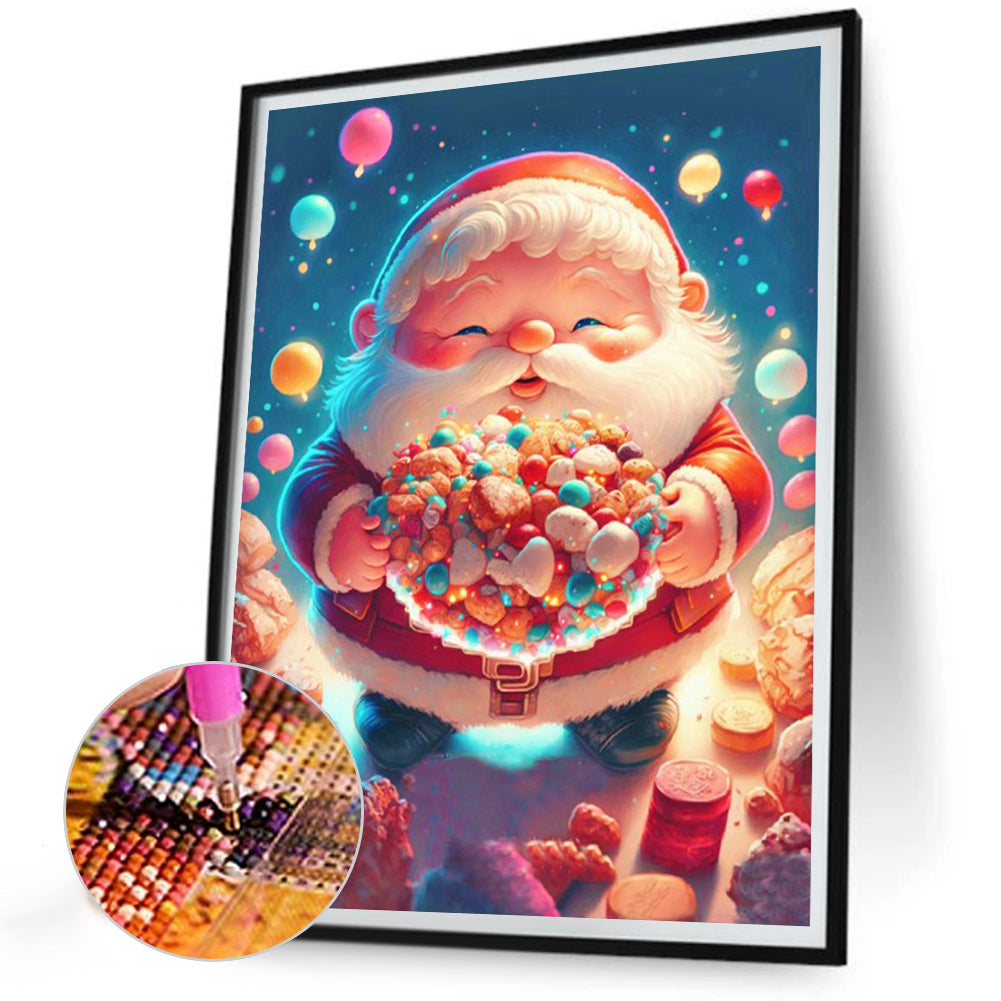 Santa Claus - Full Round Drill Diamond Painting 30*40CM