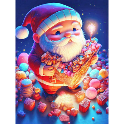 Santa Claus - Full Round Drill Diamond Painting 30*40CM