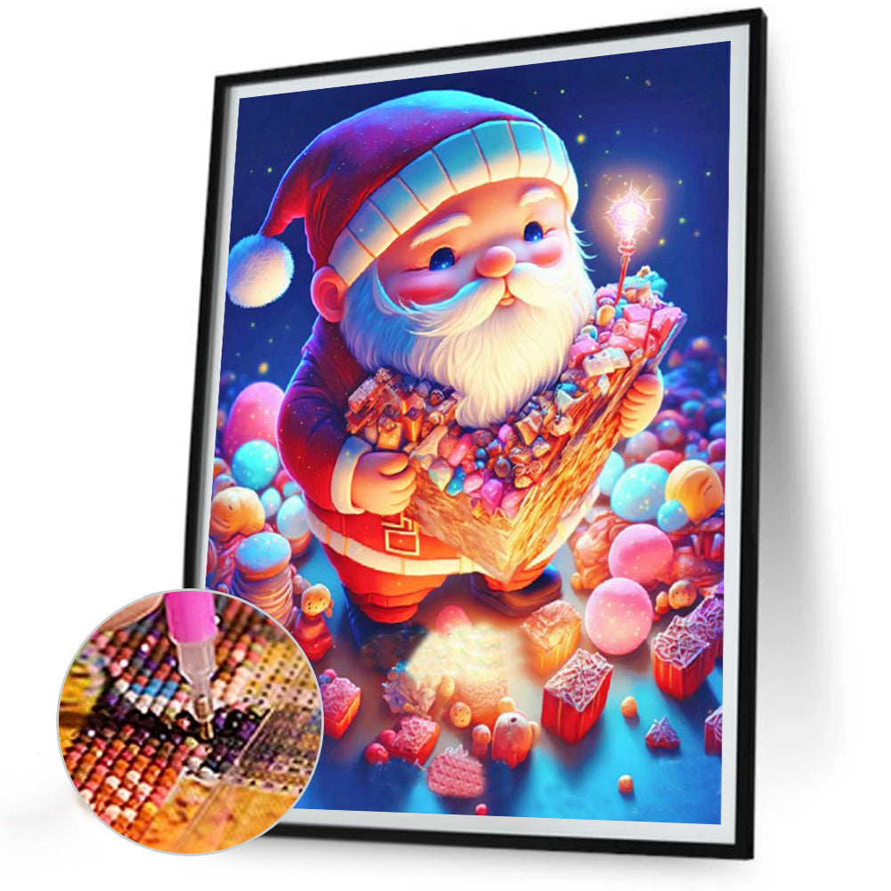 Santa Claus - Full Round Drill Diamond Painting 30*40CM