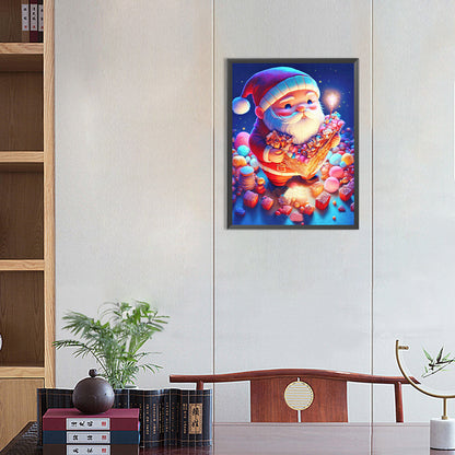 Santa Claus - Full Round Drill Diamond Painting 30*40CM