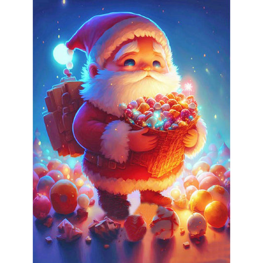 Santa Claus - Full Round Drill Diamond Painting 30*40CM