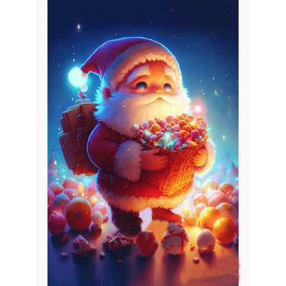 Santa Claus - Full Round Drill Diamond Painting 30*40CM