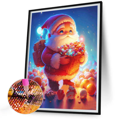 Santa Claus - Full Round Drill Diamond Painting 30*40CM