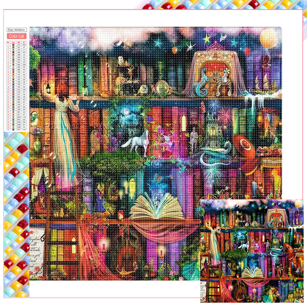 Fairy Tale Fantasia - Full Square Drill Diamond Painting 50*50CM