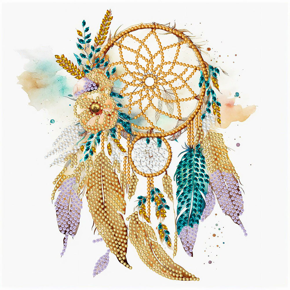 Dreamcatcher - Special Shaped Drill Diamond Painting 30*30CM