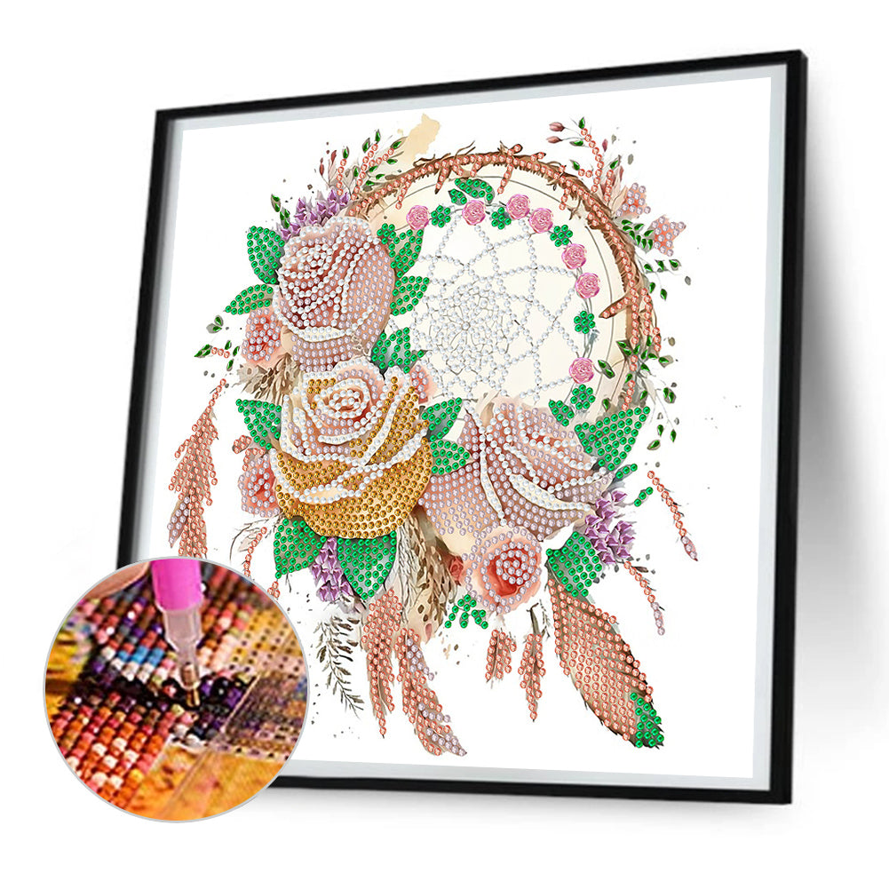 Dreamcatcher - Special Shaped Drill Diamond Painting 30*30CM