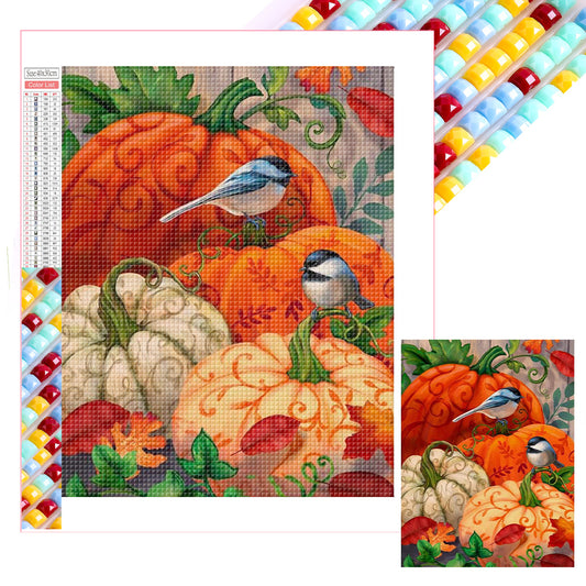 Pumpkin Harvest - Full Square Drill Diamond Painting 30*40CM