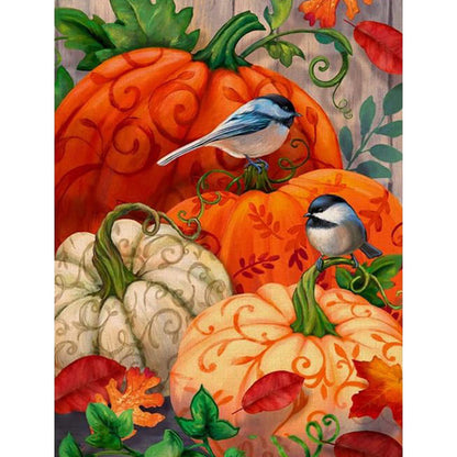 Pumpkin Harvest - Full Square Drill Diamond Painting 30*40CM